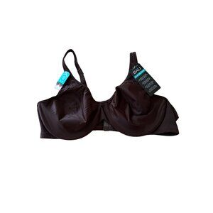 Bali Bra Womens 40C Black Minimizer Underwire Silky